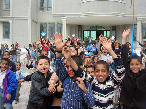 School children in Bam