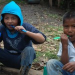 Children at a rural school in coffee country, Nicaragua